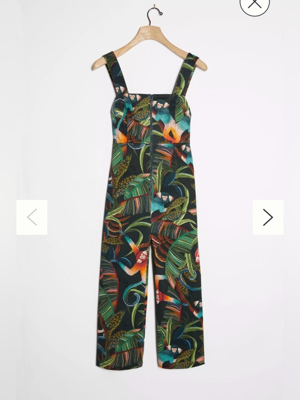 FARM Rio Monkeys Cropped Jumpsuit